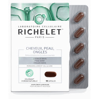RICHELET Cheveux Peau Ongles 60 capsules - Beauté naturelle avec