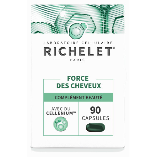 Richelet Force Cheveux 90 Capsules - Vitalité et Croissance