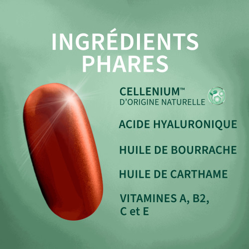 RICHELET Hydratation Peau 60 Capsules - Acide Hyaluronique, CELLENIUM