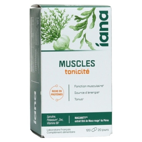 Iana Muscles Tonicité : Gélules pour une fonction musculaire optimale