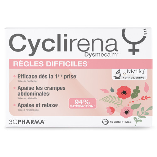 Cyclirena Règles Difficiles : Soulagement naturel dès la 1ère prise