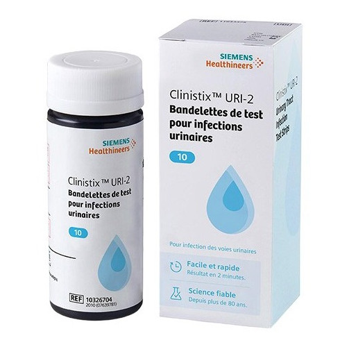 Bandelettes Bayer Clinistix URI 2 - Test urinaire rapide et fiable