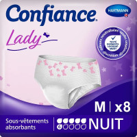 Slips Hartmann - Protection jour/nuit contre fuites urinaires