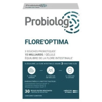 Probiolog Flore Optima - Équilibre intestinal avec 15 milliards d'UFC