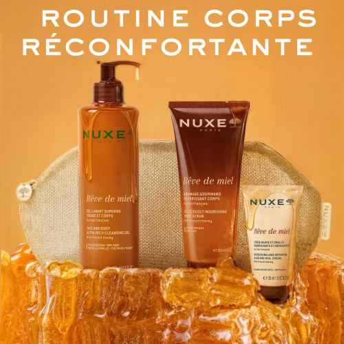 NUXE Rêve de Miel : Routine Corps Réconfortante - Nettoyer & Nourrir