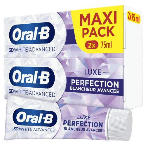 3D White Advanced Luxe Perfection Dentifrice 2 x 75 ml
