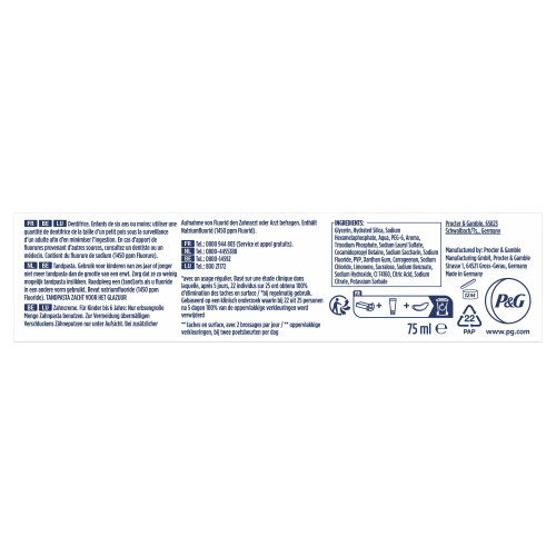 3D White Advanced Luxe Perfection Dentifrice 75 ml
