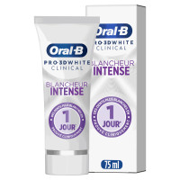 Oral-B 3D White Clinical Blancheur Intense 75ml Dents Blanches Rapides