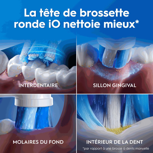Oral-B iO 2 Brosse à dents électrique Nettoyage optimal 2 modes