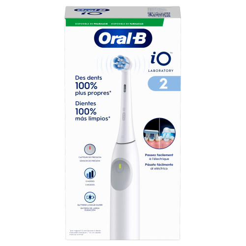 Oral-B iO 2 Brosse à dents électrique Nettoyage optimal 2 modes