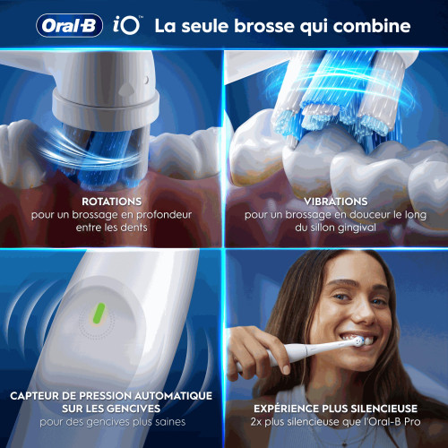 Oral-B iO 2 Brosse à dents électrique Nettoyage optimal 2 modes