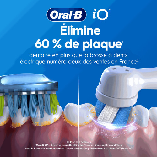 Oral-B iO 2 Brosse à dents électrique Nettoyage optimal 2 modes
