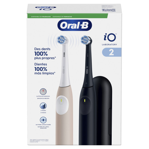 Oral-B iO2 Brosse à Dents Électrique Propreté et Santé Dentaire