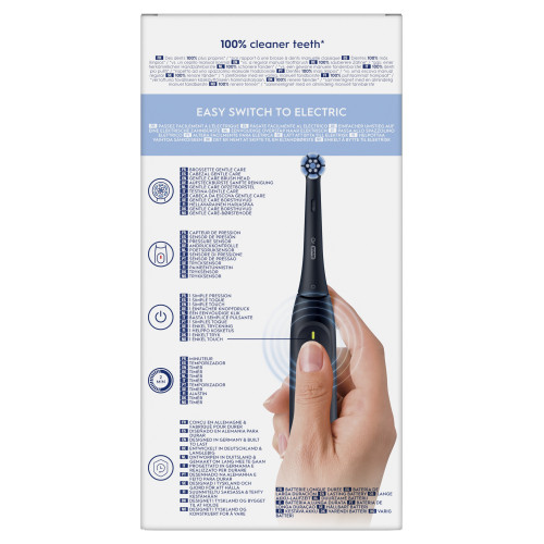 Oral-B iO2 Brosse à Dents Électrique Noire Technologie Avancée