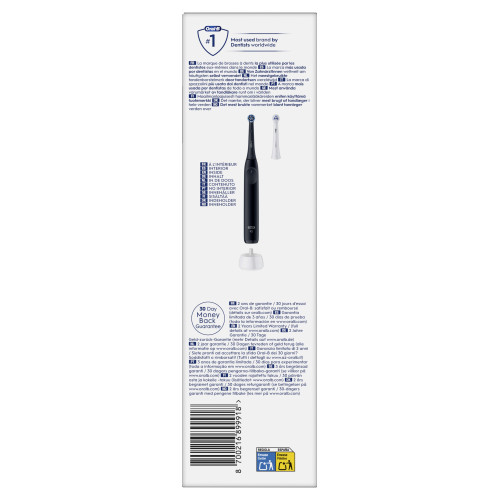 Oral-B iO2 Brosse à Dents Électrique Noire Technologie Avancée