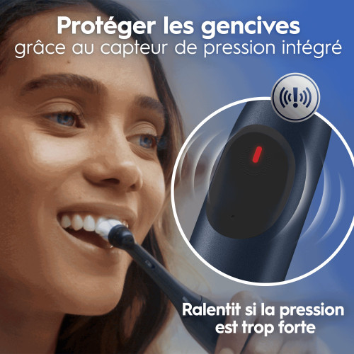 Oral-B iO2 Brosse à Dents Électrique Noire Technologie Avancée
