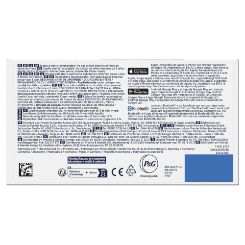 Oral-B iO6 Brosse à Dents Électrique Propreté et Soin Gencives
