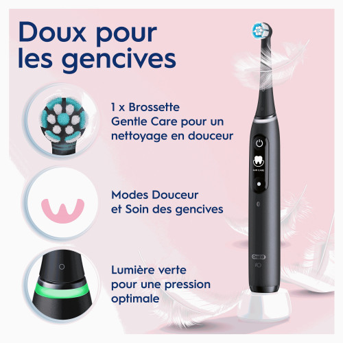 Oral-B iO6 Brosse à Dents Électrique Propreté et Soin Gencives