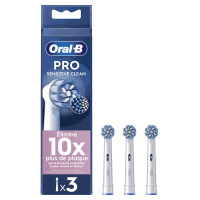 Brossettes pour brosse à dents Pro Sensitive Clean Lot de 3
