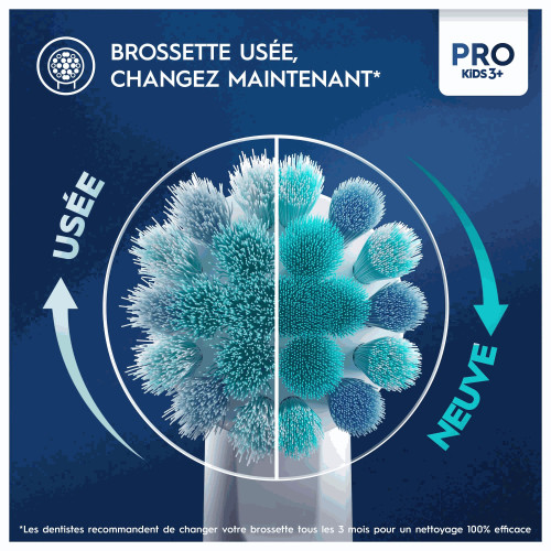Brossettes Pro Kids 3+ Frozen lot de 3