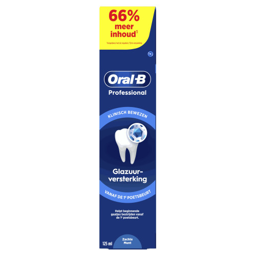 Oral-B Dentifrice Émail Renforcé 125ml Protection Émail Sensible