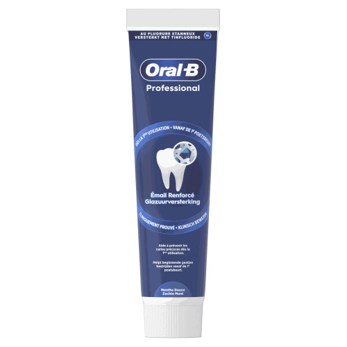 Oral-B Dentifrice Émail Renforcé 125ml Protection Émail Sensible