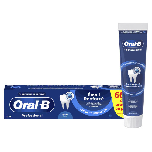 Oral-B Dentifrice Émail Renforcé 125ml Protection Émail Sensible