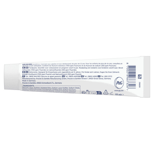 Oral-B Dentifrice Émail Renforcé 125ml Protection Émail Sensible