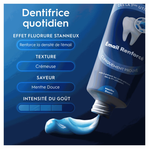 Oral-B Dentifrice Émail Renforcé 75ml Protection Émail Sensible