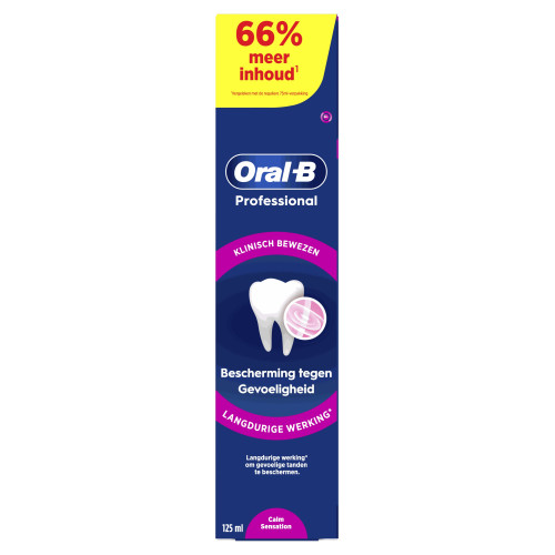 Oral-B Dentifrice Sensibilité 125ml Soulagement & Protection - Pharma360