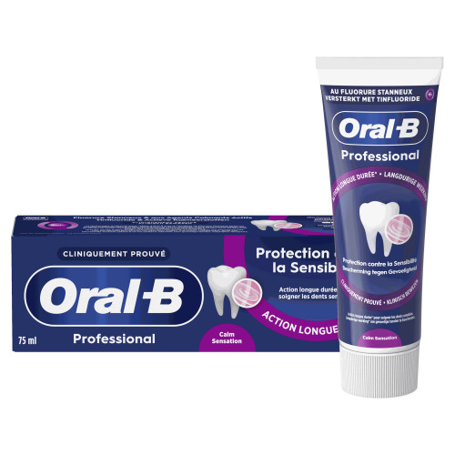 Oral-B Dentifrice Sensibilité 75ml Soulagement Douleur Dentaire