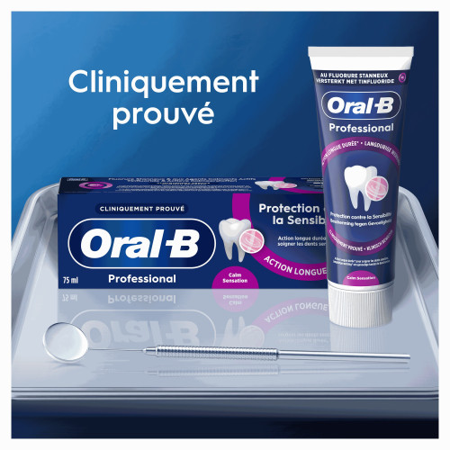 Oral-B Dentifrice Sensibilité 75ml Soulagement Douleur Dentaire