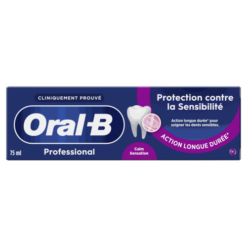 Oral-B Dentifrice Sensibilité 75ml Soulagement Douleur Dentaire