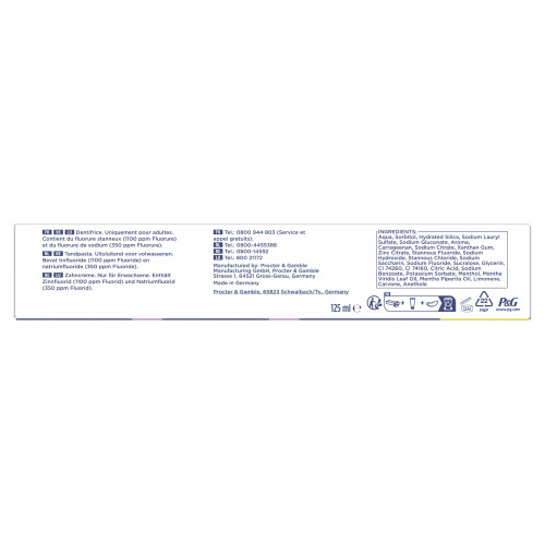 Oral B Dentifrice Protection Gencives 125ml Santé Gencives Pharma360