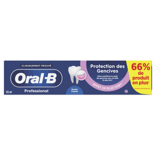 Oral B Dentifrice Protection Gencives 125ml Santé Gencives Pharma360