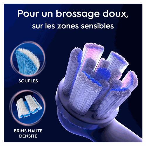 Oral-B iO Gentle Care 3 brossettes soin doux dents sensibles Pharma360