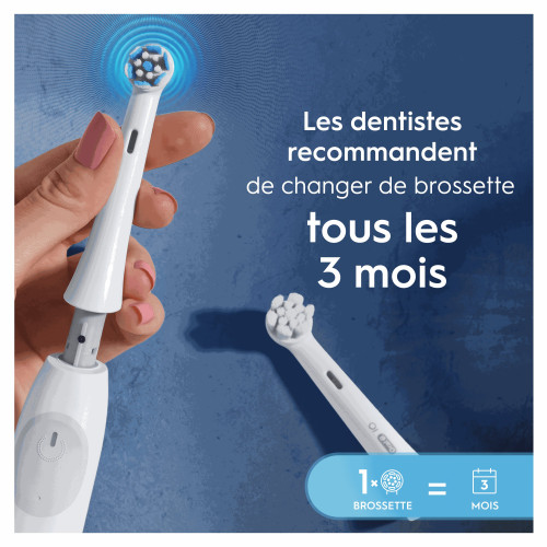 Oral-B iO Gentle Care 3 brossettes soin doux dents sensibles Pharma360