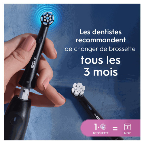 Oral B iO Gentle Care 3 brossettes Nettoyage doux dents sensibles