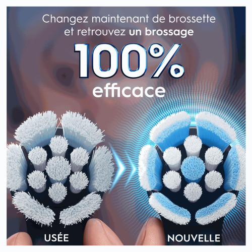 Oral B iO Gentle Care 3 brossettes Nettoyage doux dents sensibles