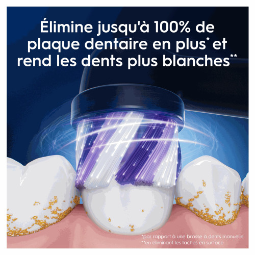 Oral B iO Brossettes Radiant White 3 Pack Sourire Éclatant Pharma360