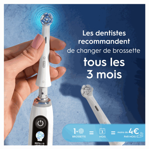 Oral-B iO Brossettes Ultimate Clean 3x Nettoyage Pro Parapharmacie