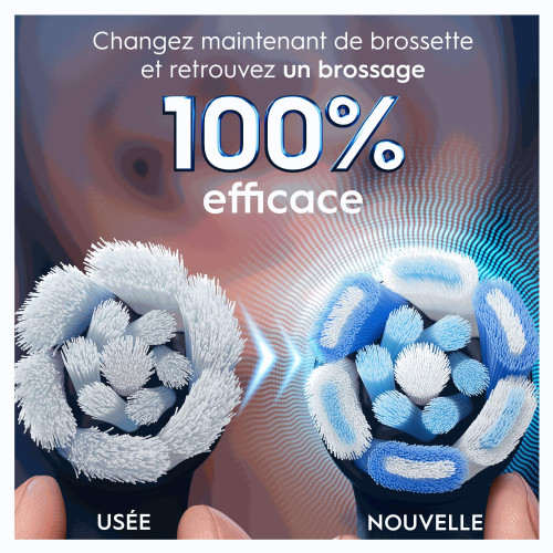 Oral B iO Brossettes 3 Noir Nettoyage Pro Plaque Dentaire Pharma360