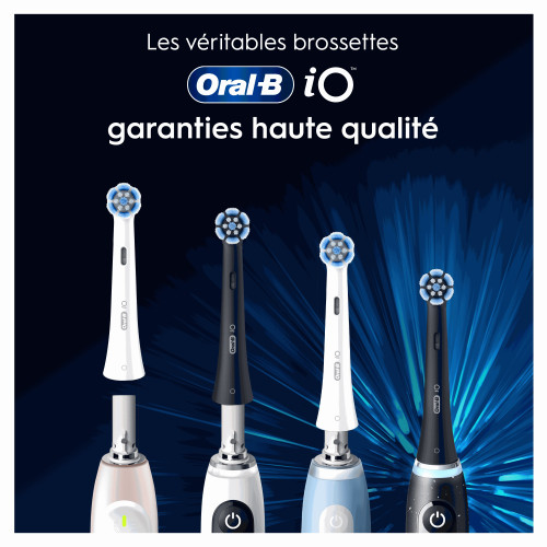 Oral B iO Brossettes 3 Noir Nettoyage Pro Plaque Dentaire Pharma360