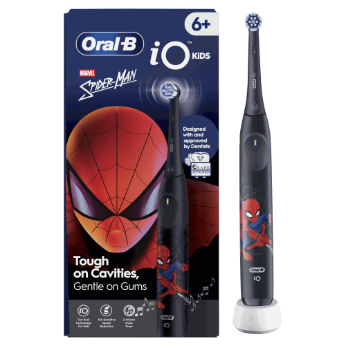 Oral-B iO Kids Brosse à Dents Spiderman Douceur et Efficacité Enfants