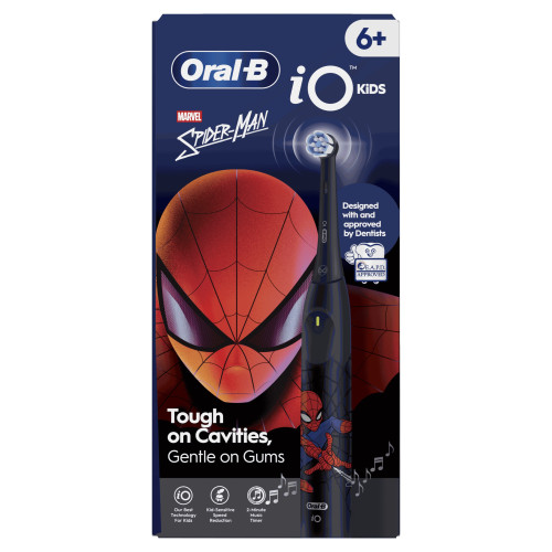 Oral-B iO Kids Brosse à Dents Spiderman Douceur et Efficacité Enfants