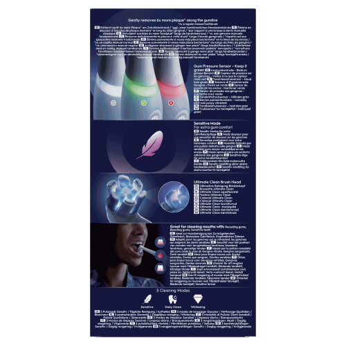 Oral-B IO3 Bleu Glace : 400% plus efficace qu'une brosse manuelle