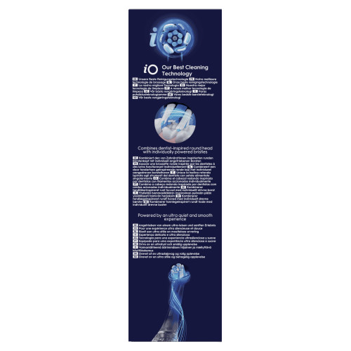 ORAL-B iO3 Noir : Technologie iO, 100% plaque en plus vs manuelle