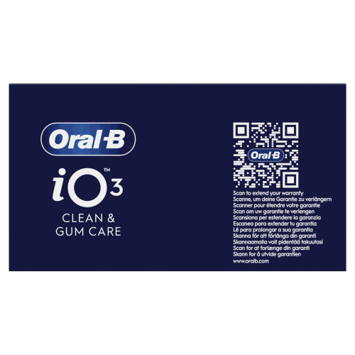 ORAL-B iO3 Noir : Technologie iO, 100% plaque en plus vs manuelle