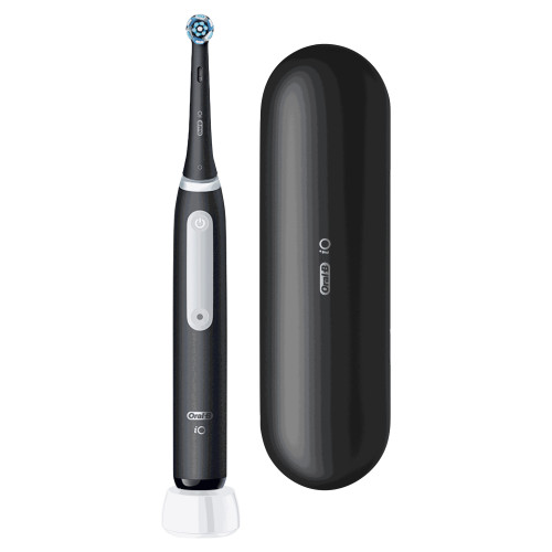 ORAL-B iO3 Noir : Technologie iO, 100% plaque en plus vs manuelle