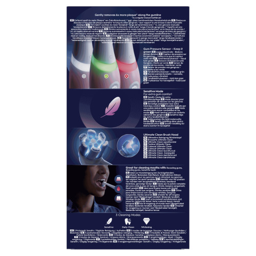 ORAL-B IO3 Rose : Brossage pro à la maison, 3 modes, Gum Guard